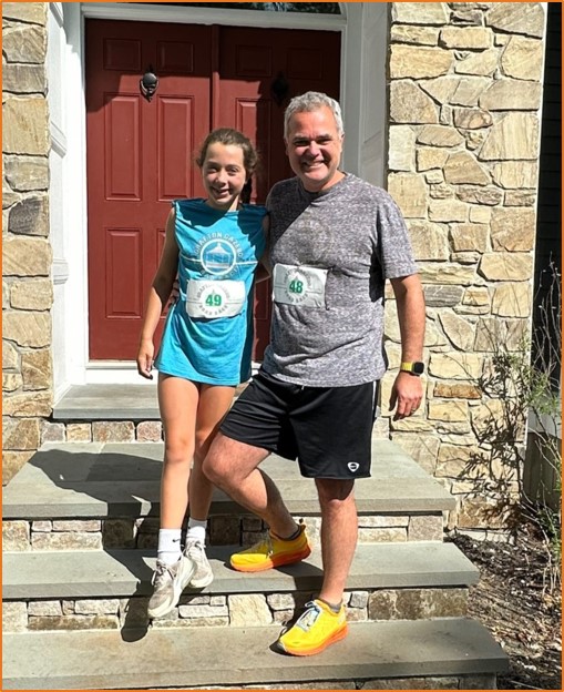 Andy Hammond running 5k